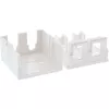 InLine virsmas montāžas kārba Keystone 2x RJ45, balta, 76202B