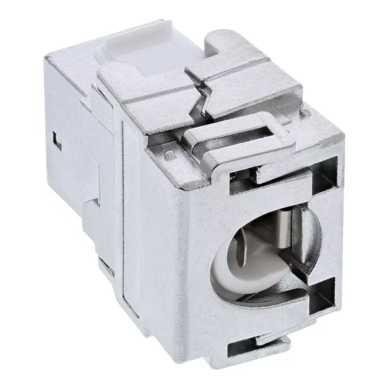 InLine Premium RJ45 Keystone Jack Snap-In modulis Cat.6a, ar putekļu aizsargu