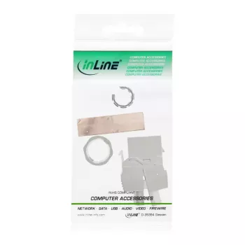 RJ45 Keystone Jack Snap-In modulis InLine 76202F Cat.6a