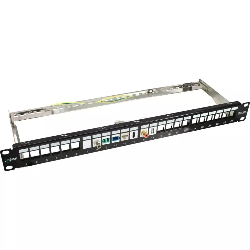 RJ45 Keystone Jack Snap-In modulis InLine 76202F Cat.6a