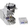 InLine Keystone RJ45 ligzda, plānā, SNAP-In, Cat.6A, integrēta kabeļa saite