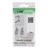 InLine Keystone RJ45 ligzda, plānā, SNAP-In, Cat.6A, integrēta kabeļa saite