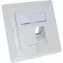 InLine rāmja komplekts 2x RJ45 keystone SNAP‑In, balts RAL9010