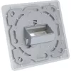 InLine rāmja komplekts 2x RJ45 keystone SNAP‑In, balts RAL9010