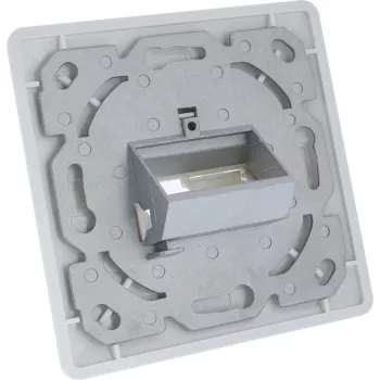 InLine rāmja komplekts 2x RJ45 keystone SNAP‑In, balts RAL9010