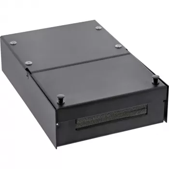 InLine virsmas montāžas kārba keystone 4x RJ45 melna 76202X