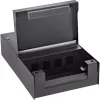 InLine virsmas montāžas kārba keystone 4x RJ45 melna 76202X