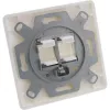 InLine rāmja komplekts 2x RJ45 Keystone SNAP-In 90°, balts RAL9010