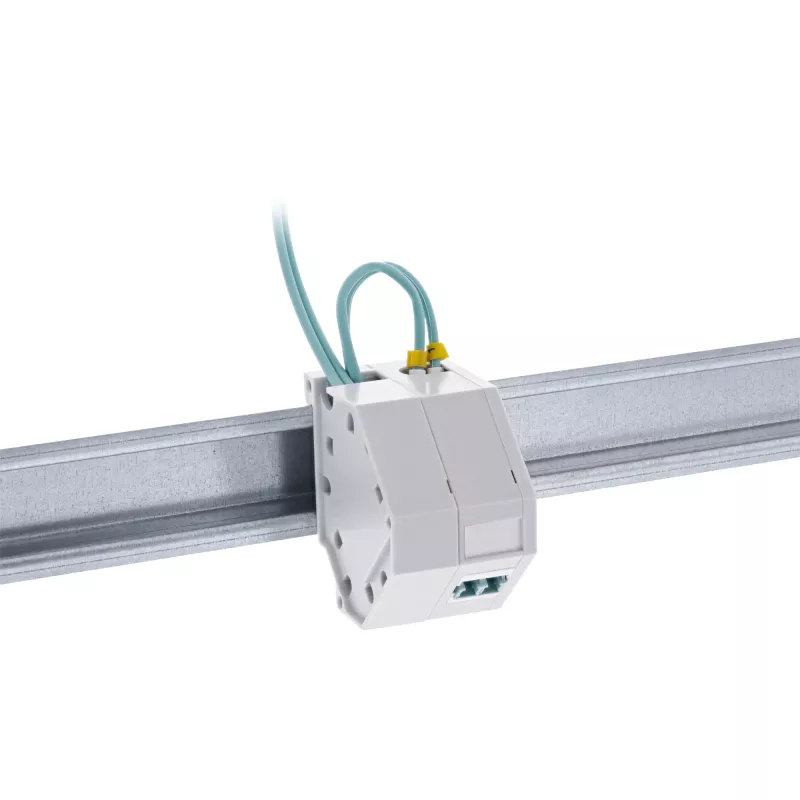 InLine Keystone SNAP-In Fiber Keystone moduļa turētājs, 1 porta DIN sliedei