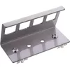 InLine 76203F metāla Keystone iestiprināms DIN sliedes montāžas kronšteins, 4 portu
