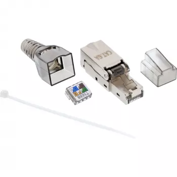 InLine RJ45 spraudnis Cat.6A 500MHz uzstādāms uz lauka ekranēts 76204A