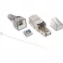 InLine RJ45 spraudnis Cat.6A 500MHz uzstādāms uz lauka ekranēts 76204A