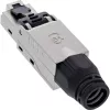InLine RJ45 spraudnis Cat.6A 500MHz, uzstādāms uz vietas, ekranēts, ar skrūvējamu vāciņu