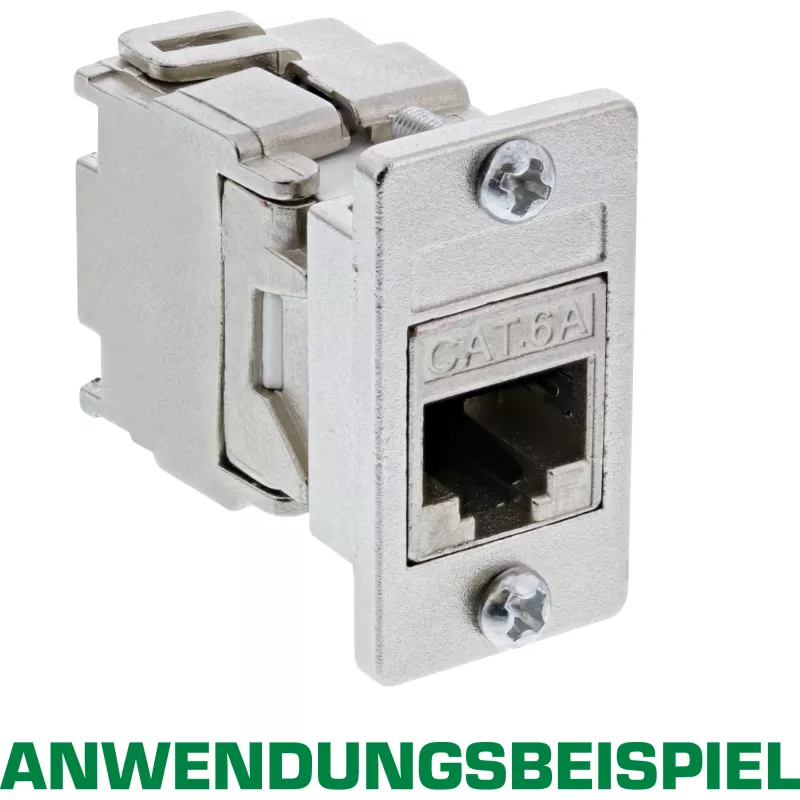 InLine Keystone SNAP-In moduļa turētājs, viens, metāla, plakanām virsmām