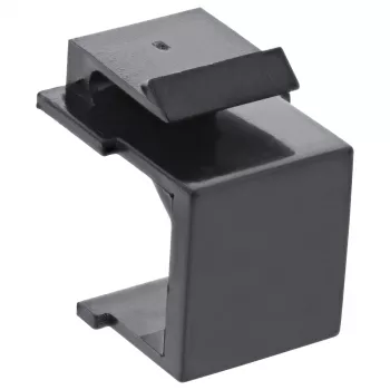 InLine Keystone SNAP-In aizklājvāciņš moduļu slotam, melns, 10 gab.
