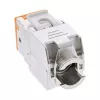 InLine Keystone RJ45 ligzda, ekranēta, Cat.6A, oranža 8 gab. iepakojumā