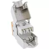 InLine Keystone RJ45 ligzda, ekranēta, Cat.6A, oranža 8 gab. iepakojumā