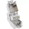 InLine Keystone RJ45 ligzda, ekranēta, Cat.6A, balta 8 gab. komplekts