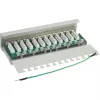 InLine Patchpanel Cat.6 12 portu galda/sienas montāža gaiši pelēka RAL7035
