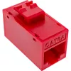 InLine Keystone RJ45 ligzda/kontaktligzda, neekranēta, Cat.6A, 8 gab. iepakojumā, sarkana