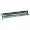 InLine Patch Panel Cat.6 24 Port 19 inch 1HE light pelēka RAL7035