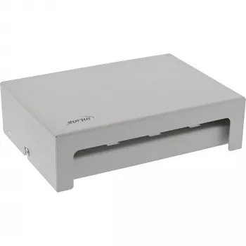 InLine darbvirsmas konsolidācijas punktu kārba 8x Keystone RJ45, metāla, RAL7035