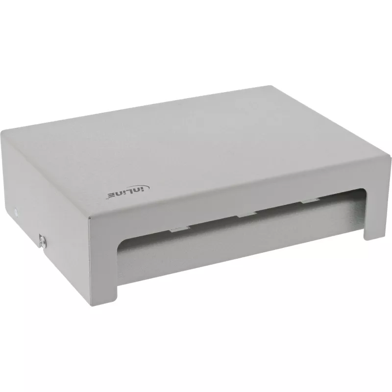 InLine darbvirsmas konsolidācijas punktu kārba 8x Keystone RJ45, metāla, RAL7035