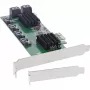 InLine saskarnes karte, 8x SATA 6Gb/s kontrolieris, PCIe 2.0 (PCI Express)