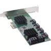 InLine saskarnes karte, 8x SATA 6Gb/s kontrolieris, PCIe 2.0 (PCI Express)