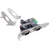 InLine Interfeisa karte 2x Serial 9 Pin PCIe PCI-Express Male