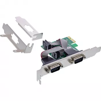 InLine Interfeisa karte 2x Serial 9 Pin PCIe PCI-Express Male