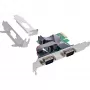 InLine Interfeisa karte 2x Serial 9 Pin PCIe PCI-Express Male