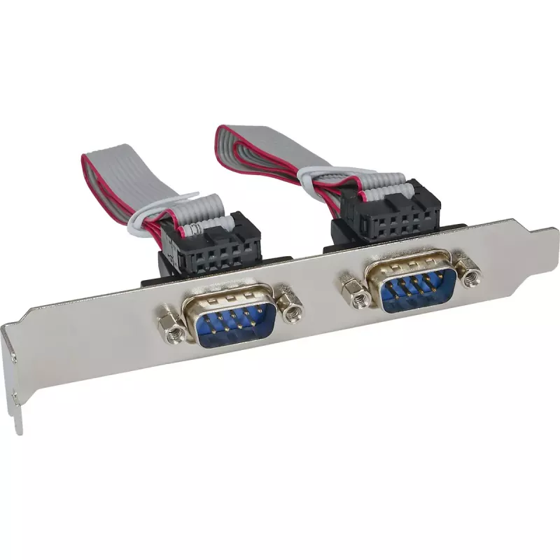 InLine interfeisa karte 1 pievads 25 kontaktu paralēlais + 2 pievadi 9 kontaktu seriālie PCIe