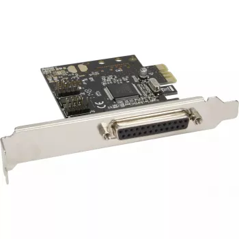 InLine interfeisa karte 1 pievads 25 kontaktu paralēlais + 2 pievadi 9 kontaktu seriālie PCIe