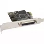 InLine interfeisa karte 1 pievads 25 kontaktu paralēlais + 2 pievadi 9 kontaktu seriālie PCIe