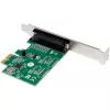 Iekšējais Paralēlais Adapteris InLine 76625E PCIe Vīrišķais WCH CH382L