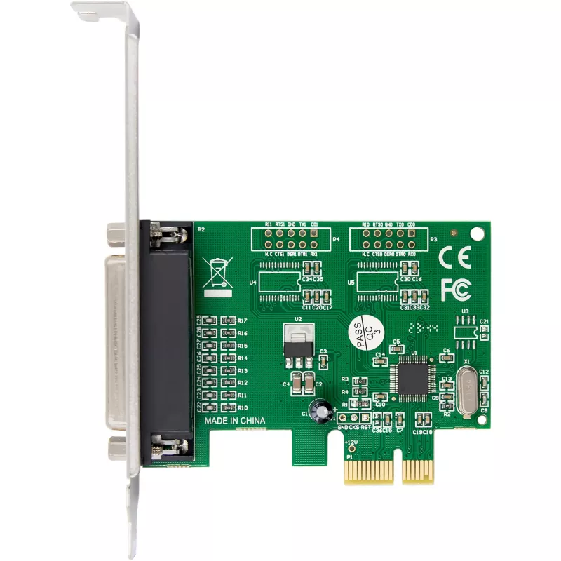 Iekšējais Paralēlais Adapteris InLine 76625E PCIe Vīrišķais WCH CH382L