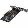 InLine 76660N Iekšējā M.2 saskarnes karte PCIe vīr. 64 Gbit/s
