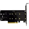 InLine 76660N Iekšējā M.2 saskarnes karte PCIe vīr. 64 Gbit/s