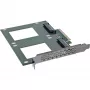 InLine 76660P iekšējais U.2 adapteris PCIe Vīrišķā tipa 4 Gbit/s 3,3 V