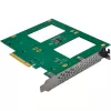 InLine 76660P iekšējais U.2 adapteris PCIe Vīrišķā tipa 4 Gbit/s 3,3 V
