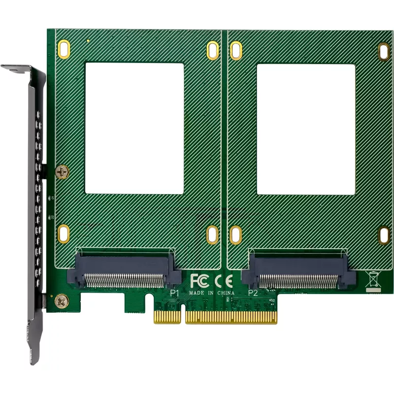 InLine 76660P iekšējais U.2 adapteris PCIe Vīrišķā tipa 4 Gbit/s 3,3 V