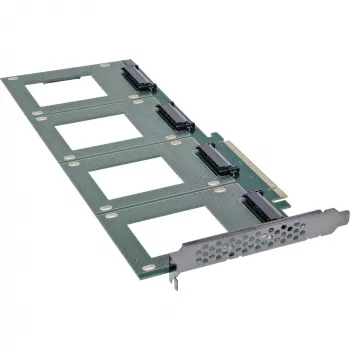 InLine 76660R iekšējā U.2 saskarnes karte, PCIe, vīrišķais, 4 Gbit/s