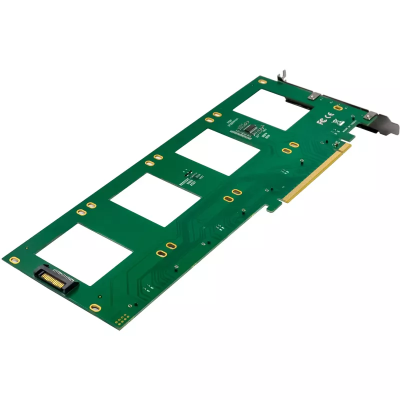 InLine 76660R iekšējā U.2 saskarnes karte, PCIe, vīrišķais, 4 Gbit/s
