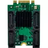 InLine 76660U iekšējā SATA saskarnes karte M.2 uz SATA 6 Gbit/s