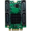 InLine 76660U iekšējā SATA saskarnes karte M.2 uz SATA 6 Gbit/s