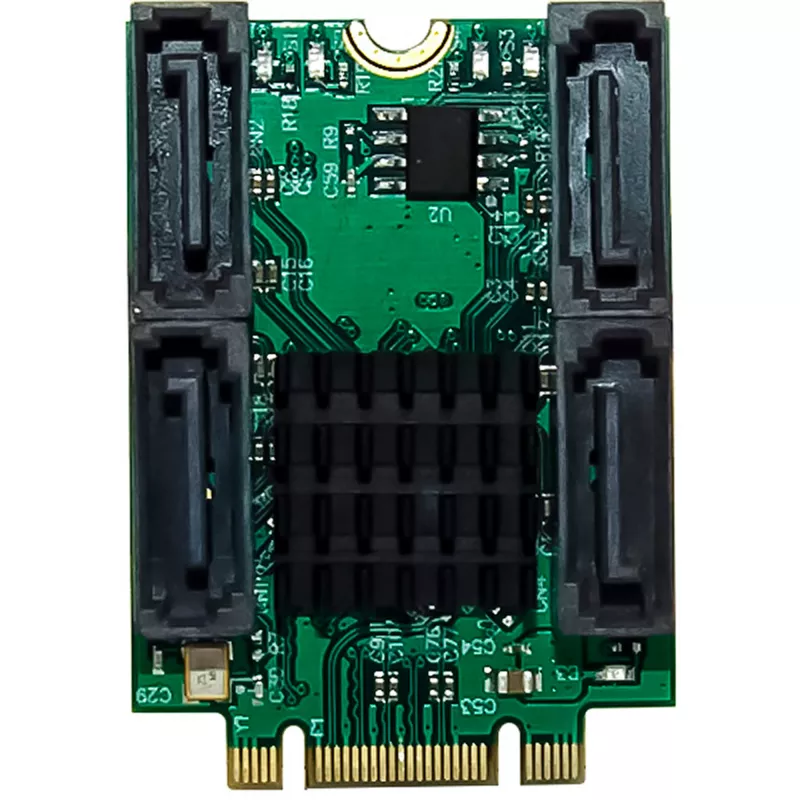 InLine 76660U iekšējā SATA saskarnes karte M.2 uz SATA 6 Gbit/s