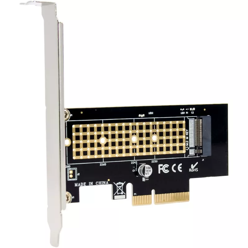 InLine 76660V iekšējā M.2 saskarnes karte PCIe 4 Gbit/s