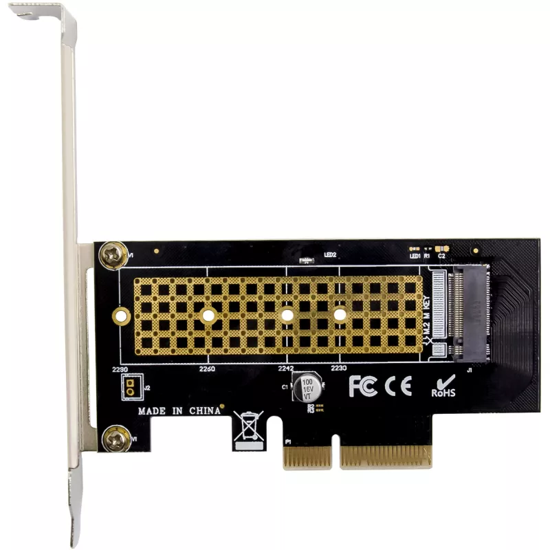 InLine 76660V iekšējā M.2 saskarnes karte PCIe 4 Gbit/s