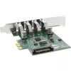 InLine USB 3.0 4 portu resursdatora kontrolieris PCIe, iekļauts zema profila kronšteins un 4 kontaktu papildu barošana